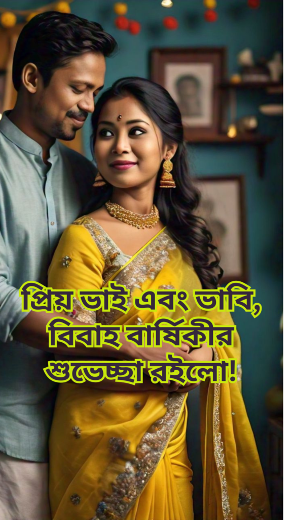 ভাই ভাবি বিবাহ বার্ষিকী শুভেচ্ছা