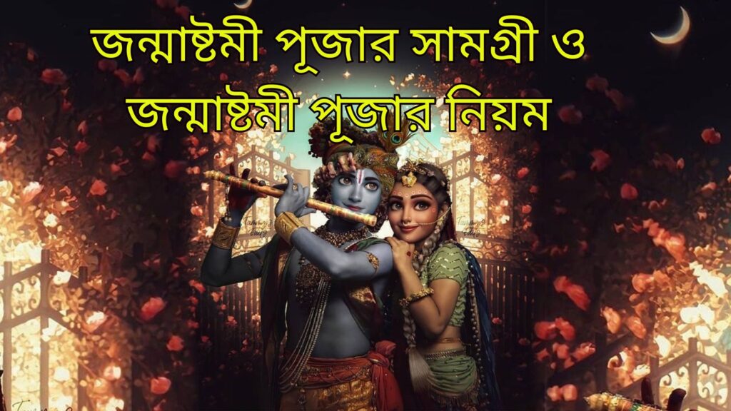 জন্মাষ্টমী পূজার সামগ্রী ও জন্মাষ্টমী পূজার নিয়ম